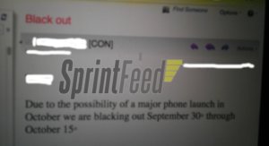 Sprint Apple iPhone 5 Blackout Dates